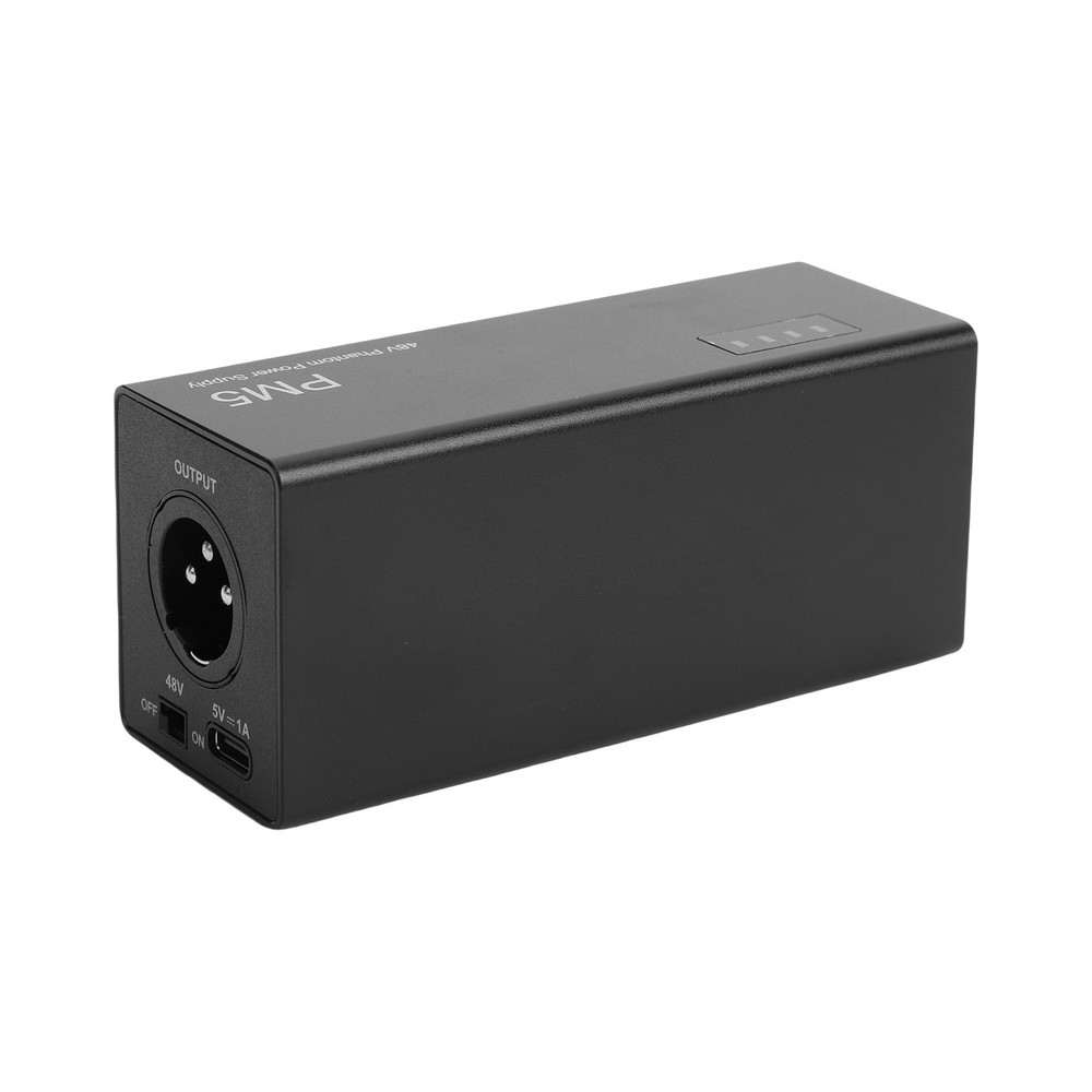 Portable Phantom Power Supply For Condenser Microphones Mic Preamp