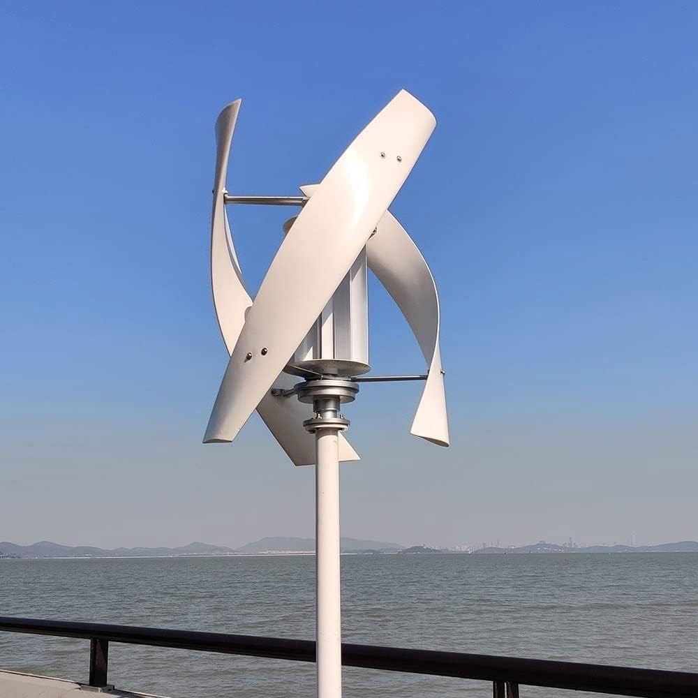 3000W Vertical Wind Turbine Generator Hybrid MPPT Controller 48V Windmill Motor