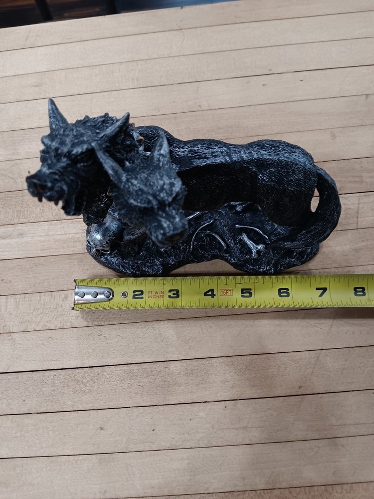 Cerberus Figurine – 3-Headed Hellhound 6" Gothic Myth Statue