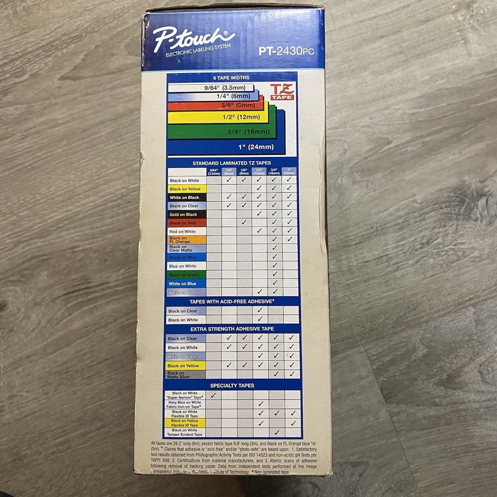 Brother P-Touch PT-2430PC Plug & Label Printer Professional Prints from PC🔥🔥🔥