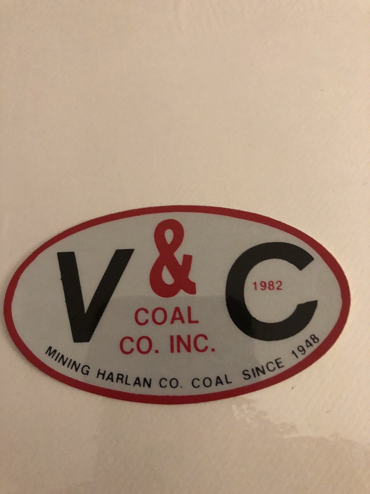 coal mining stickers nice older coal company
