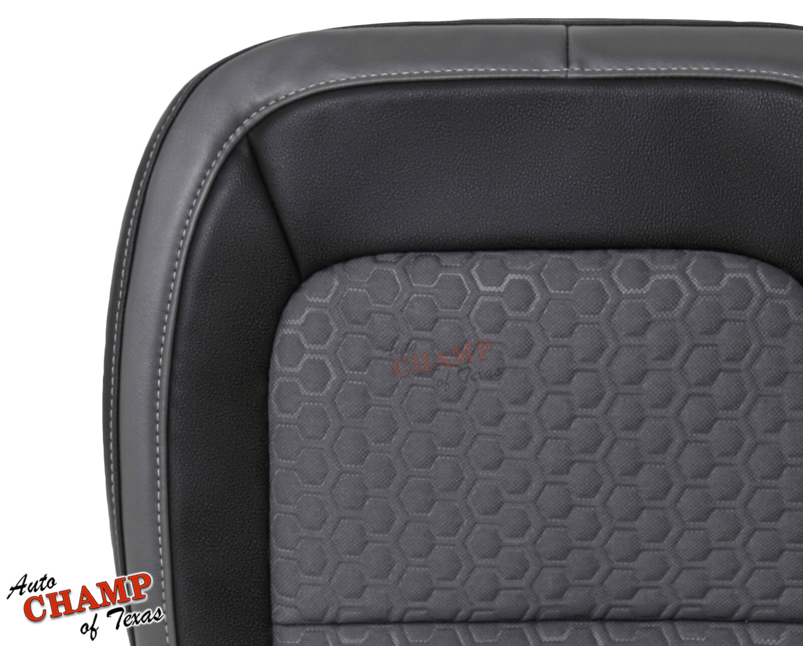 2015 -2020 Chevy Colorado Z71-Driver Side Bottom Cloth Seat Cover Black/Dk Gray