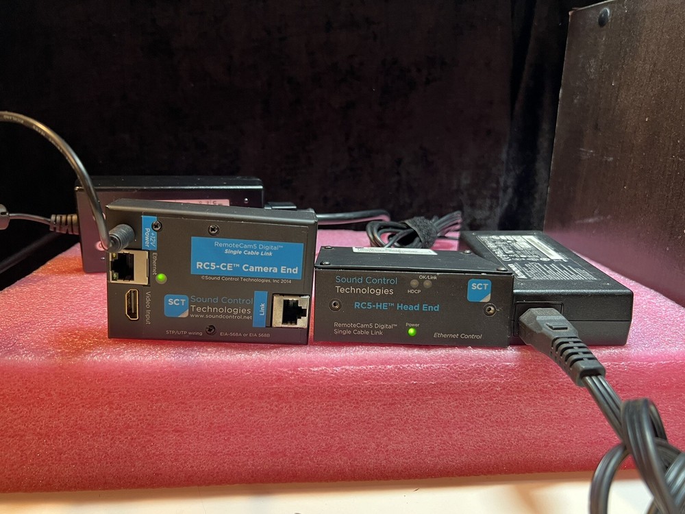 SOUND CONTROL TECHNOLOGIES RC5-CE CAMERA END with RC5-HE HEAD END