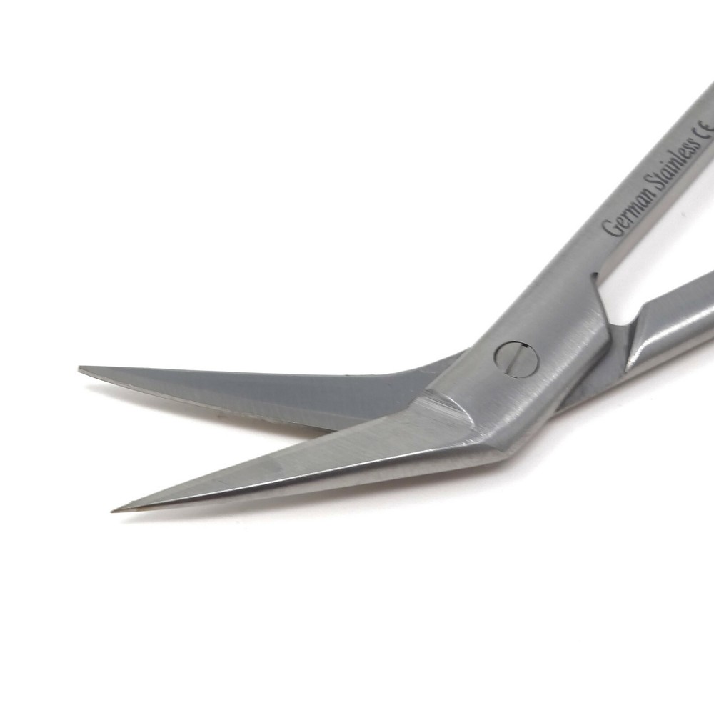 TC Plus Supercut Locklin Angled Scissors 16 cm Nasal Surgery Care Instruments