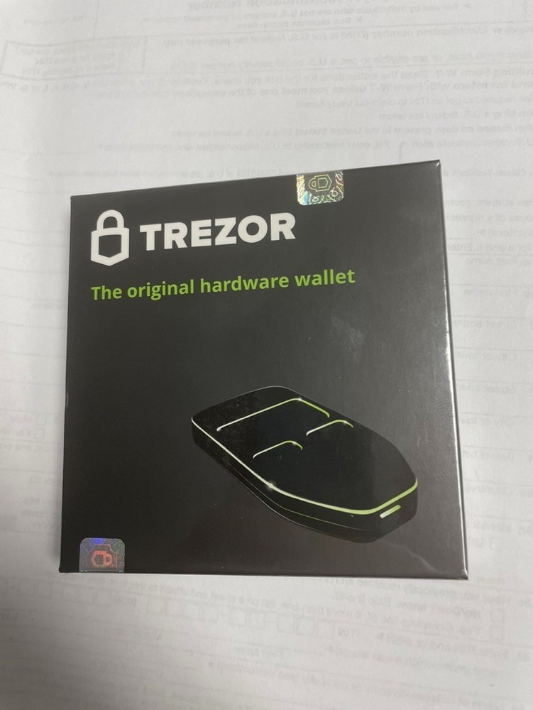 Trezor Model One Crypto Hardware Wallet FREE case