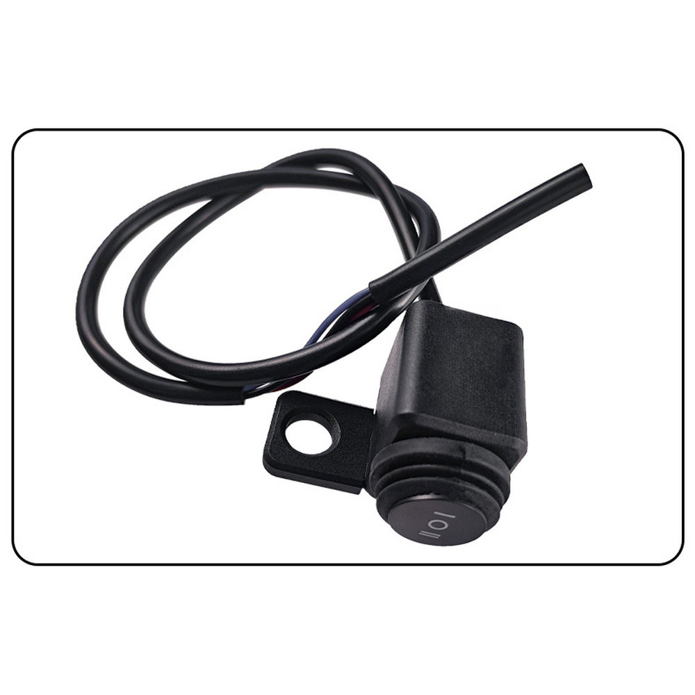 Plastic Motorcycle Rear View Mirror Switch Adjustable Fits Most M