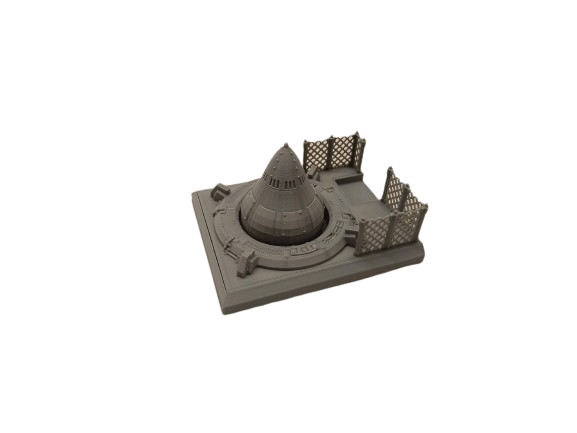 Sci-Fi Launch Pad Terrain Grimdark Tabletop Scenery