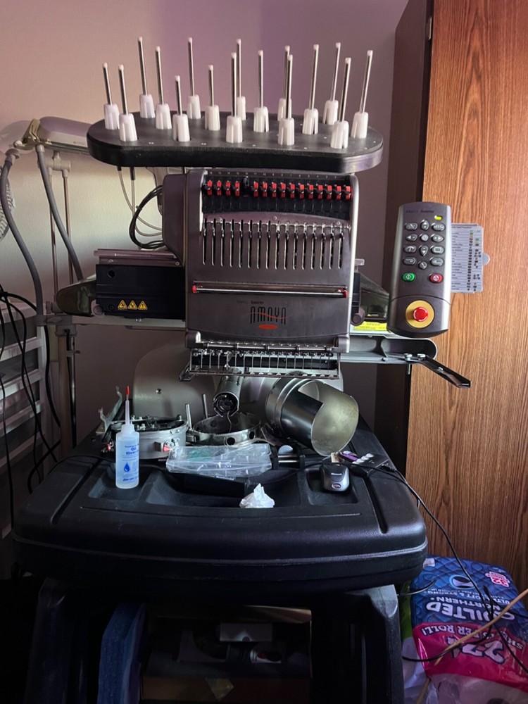 Melco Amaya XT Embroidery Machine Excellent Condition