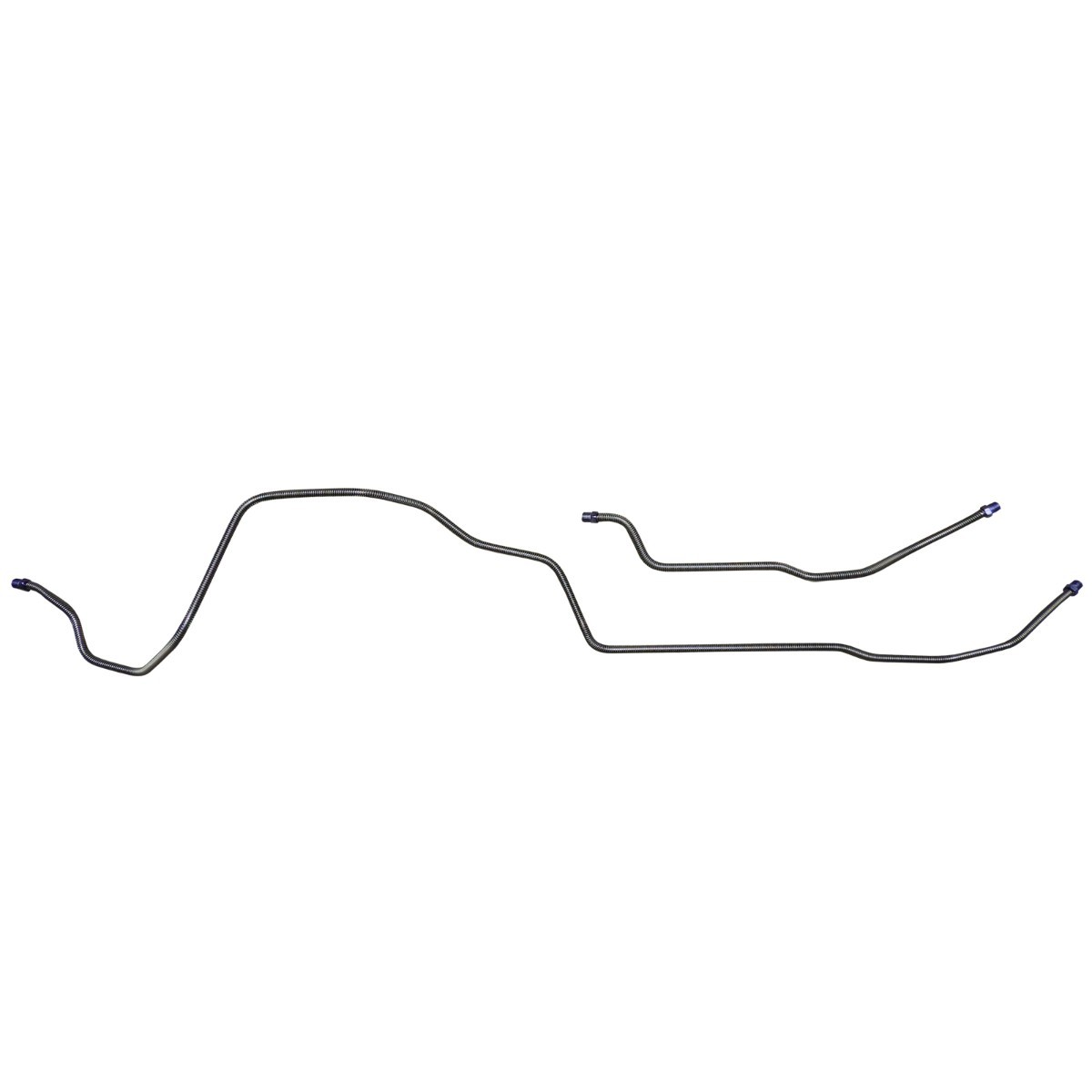 Brake Lines Rear Axle Tubes Kit 1976-81 Chevrolet Camaro Firebird OE Steel 2pc