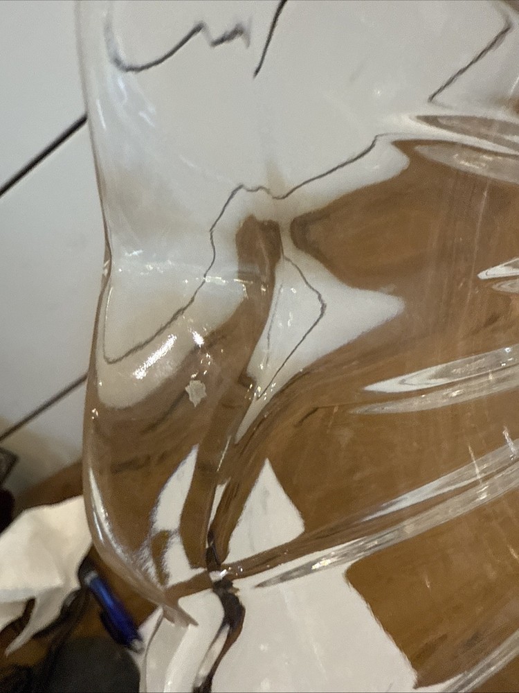 Vintage Diamond Cut Pattern Crystal Pitcher with Silverplate Base