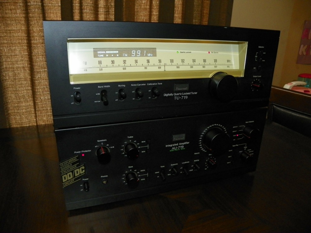 sansui au-719 integrated amplifier & Tuner