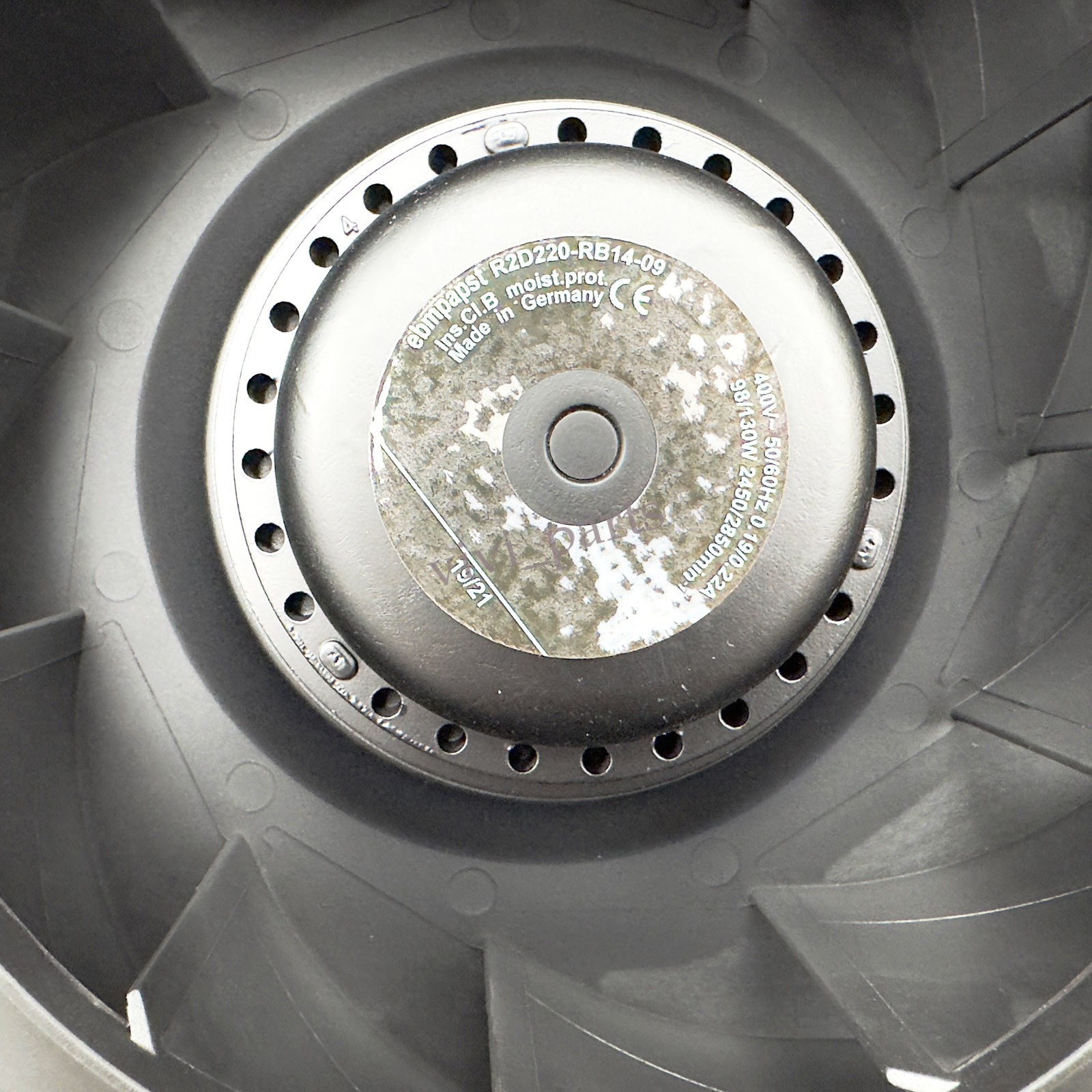 R2D220-RB14-09 Cabinet Fan for Ebmpapst AC 400V 130W 0.22A 50/60Hz 220MM 2450RPM