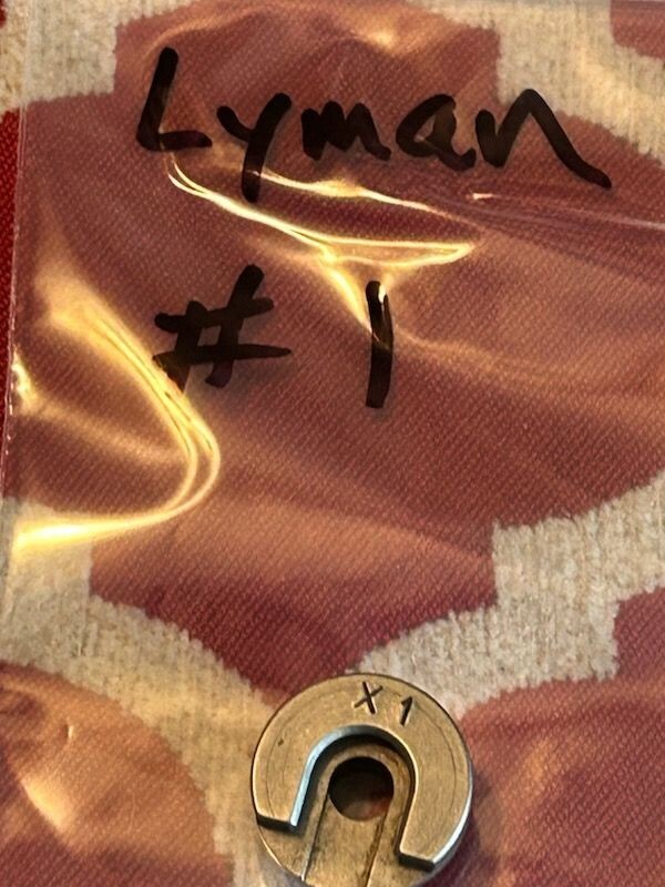 Lyman x1 Shell Holder (38 SPL, 357 MAG)