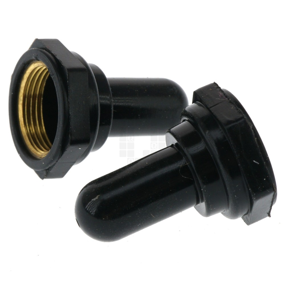 Gardner Bender GSW-20 Black Toggle Switch Cover, 2 Pack, EPDM Rubber