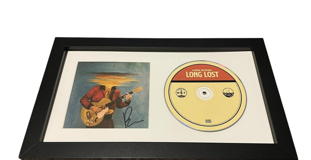 LORD HURON BEN SCHNEIDER SIGNED AUTOGRAPH LONG LOST FRAMED & MATTED CD DISPLAY