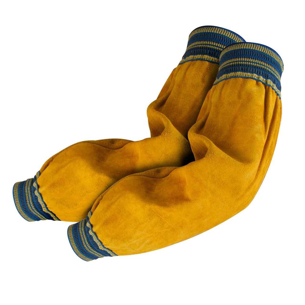 Tillman 5218E  Sewn Side Split Cowhide Sleeves with Elastic Closure