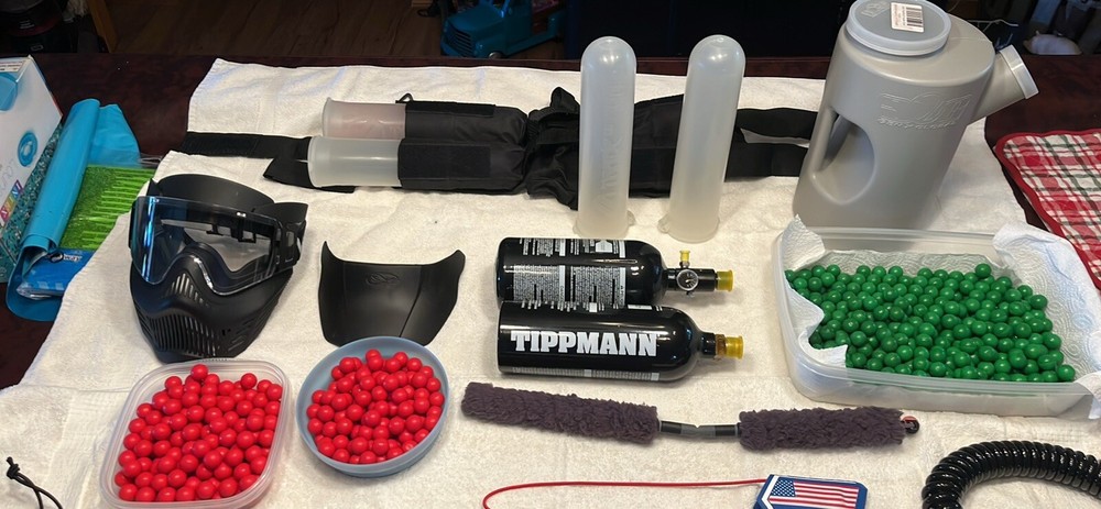tippmann paintball gun package