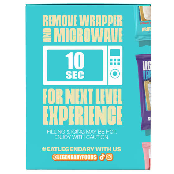 Legendary Foods-Protein Sweet Roll-Caramel Sticky Bun 9.2oz/ 4ct