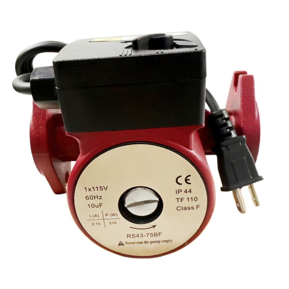 For Grundfos 115V 1-Speed 40.9GPM 1-1/2"Flange Bronze Circulator Pump UP43-75BF