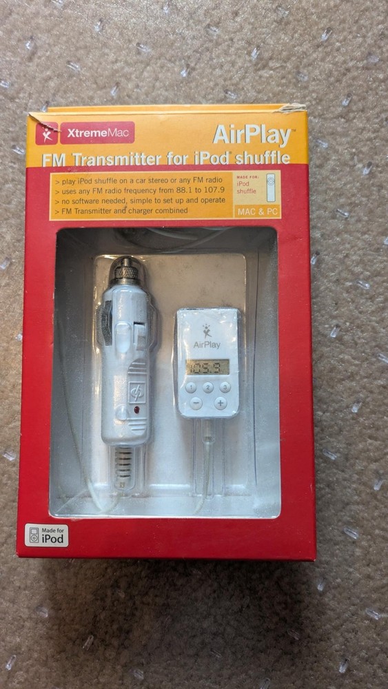 Extreme Mac Airplay FM Transmitter for iPod Shuffle
