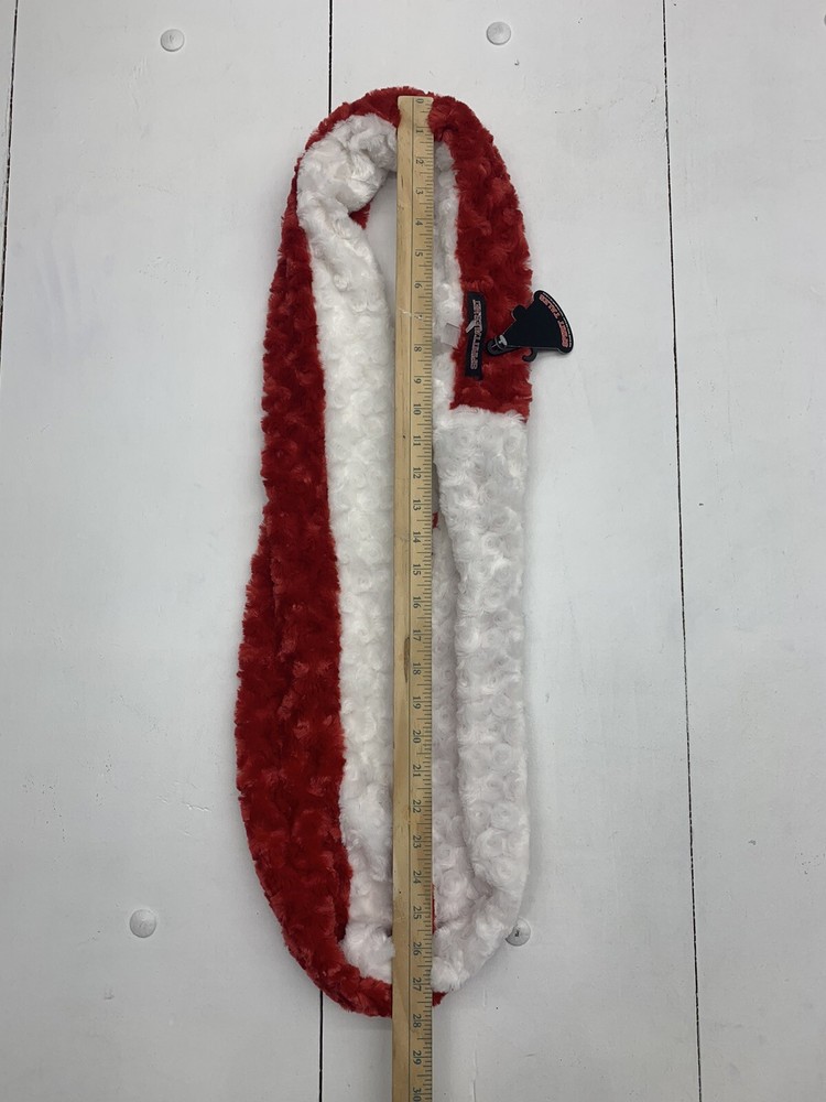 Spirittales Red White Infinity Scarf Size Large