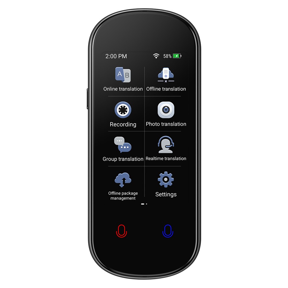 139+ Languages Translator Device, 3”Touch Screen Two-Way Real-Time Translator UK