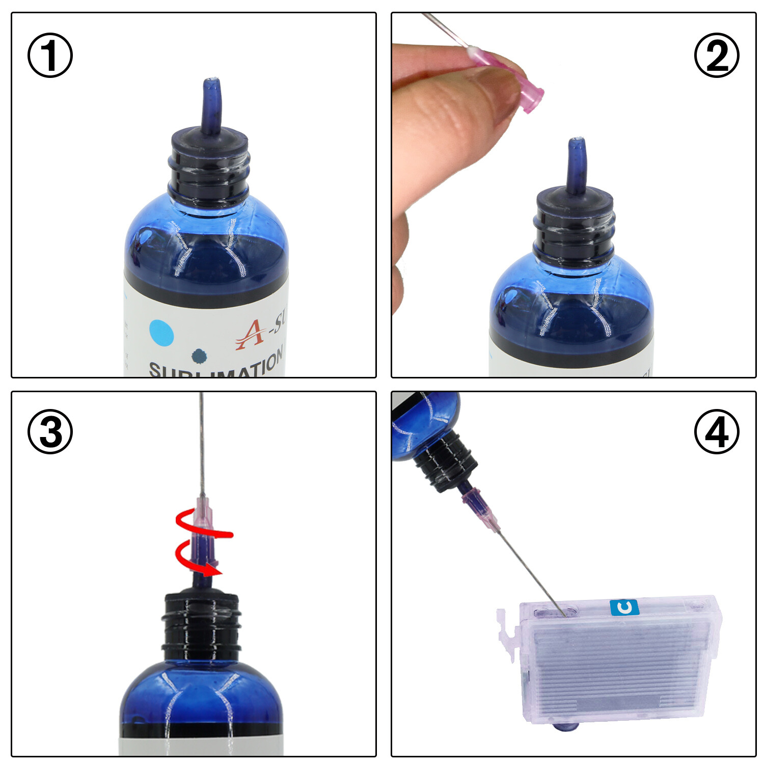 Bundle A-SUB Sublimation Ink + Sublimation Paper 8.5x11 + 2Roll Sublimation Tape