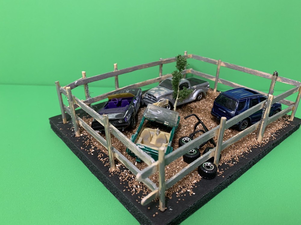 Built from Scratch 1/64 Scale Art Diorama – “Lone Tree Grave Yard”