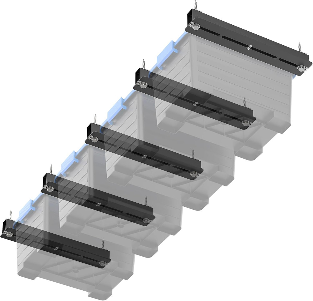 16" Ceiling Storage Rack Heavy Duty Garage Overhead Bin Storage System