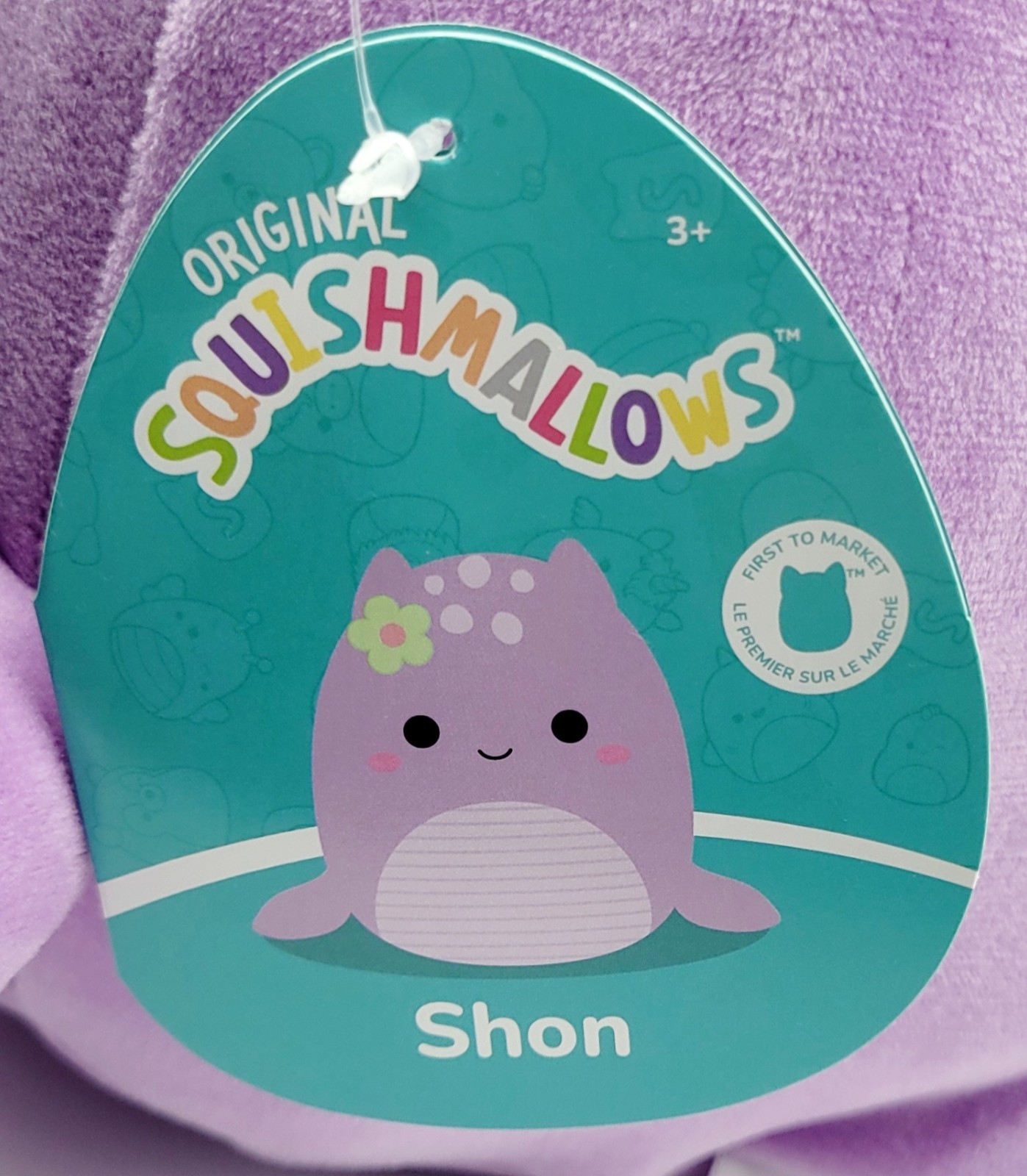 Squishmallows Shon the Lochness Monster Plush Purple Perfect for Easter NWT's