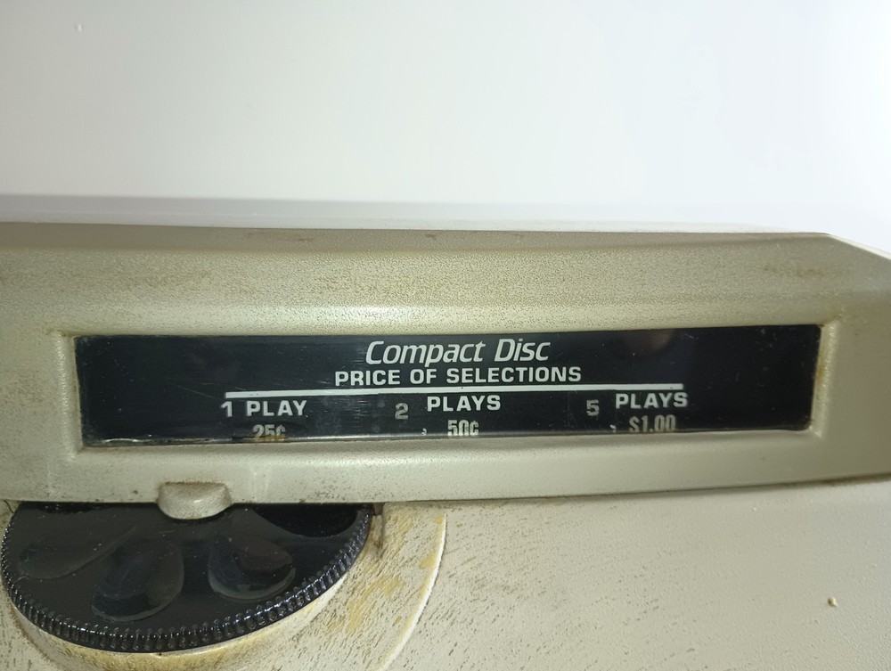 Rowe AMI CD-WB Compact Disc Wallbox Selector CD Wallette Untested As-Is S#6306
