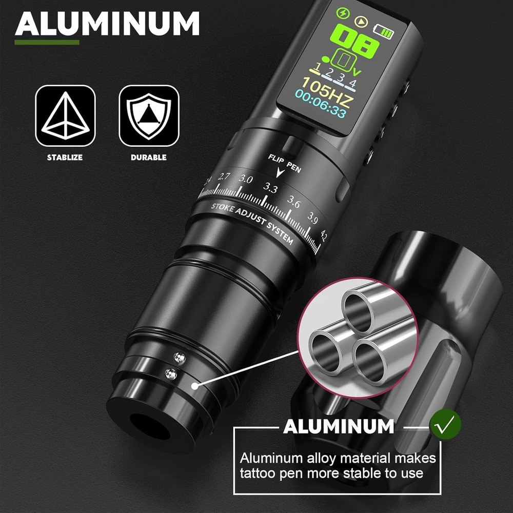 Multi-function Smart Tattoo Pen - Safety Features Included