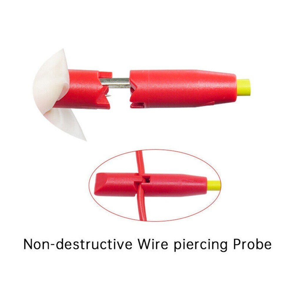 2x Insulation Wire Piercing Test Probe Heavy Duty Quick Piercing For-Electrical