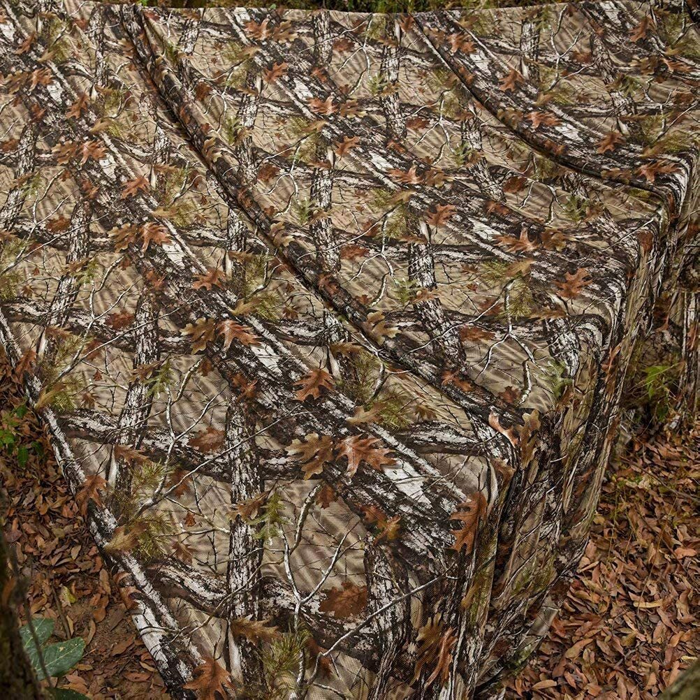 Camo Burlap Blind Material, Camo Netting Cover for Hunting Ground Tree Stands