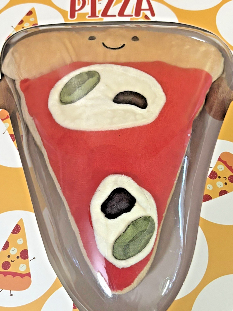 NIB Pizza Shaped My Novel Things Heatable &Huggable Cuddle Pack: Hot/Cold Pack