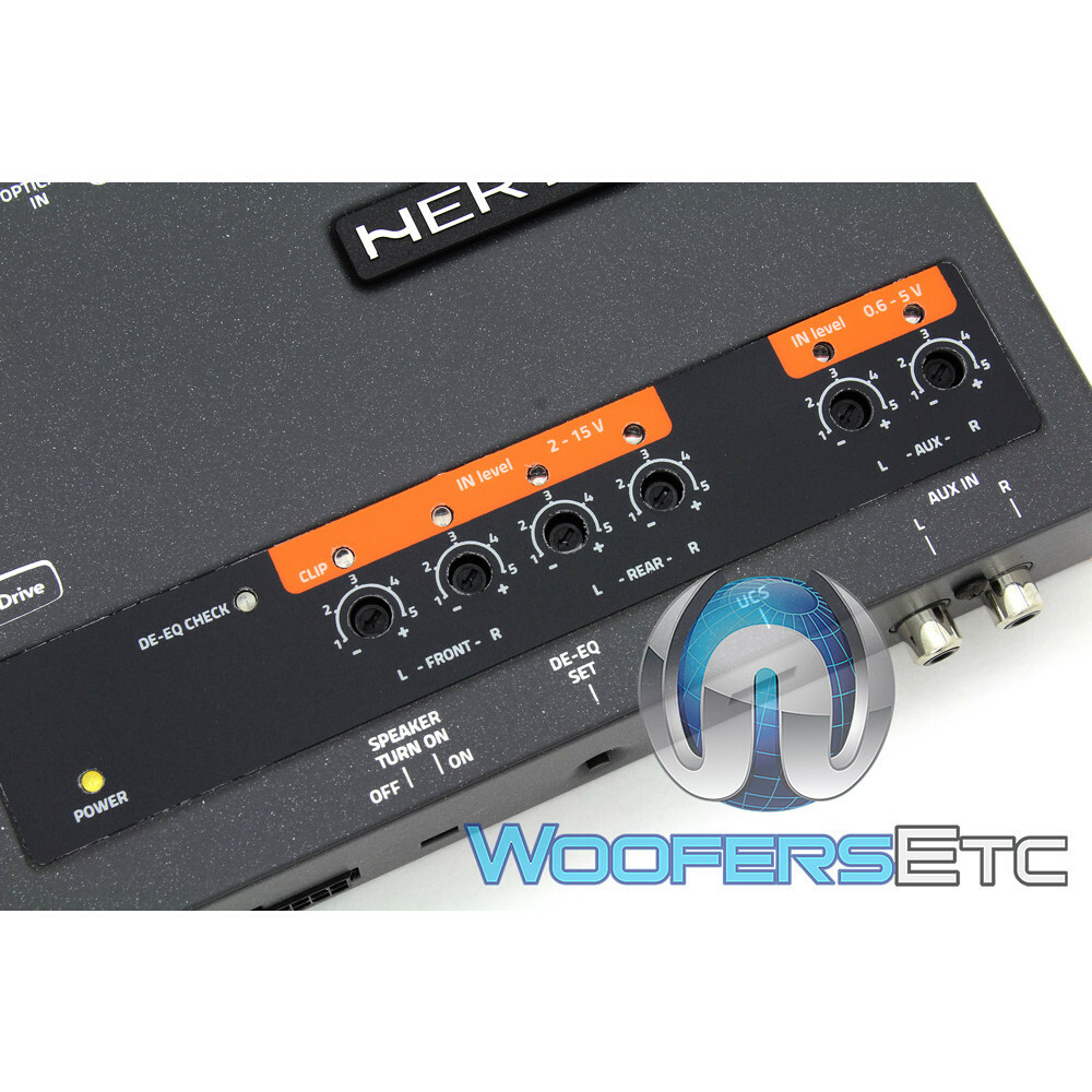 HERTZ H8 DSP DRC DIGITAL INTERFACE SOUND PROCESSOR 8 PRE OUT 31 BAND EQUALIZER