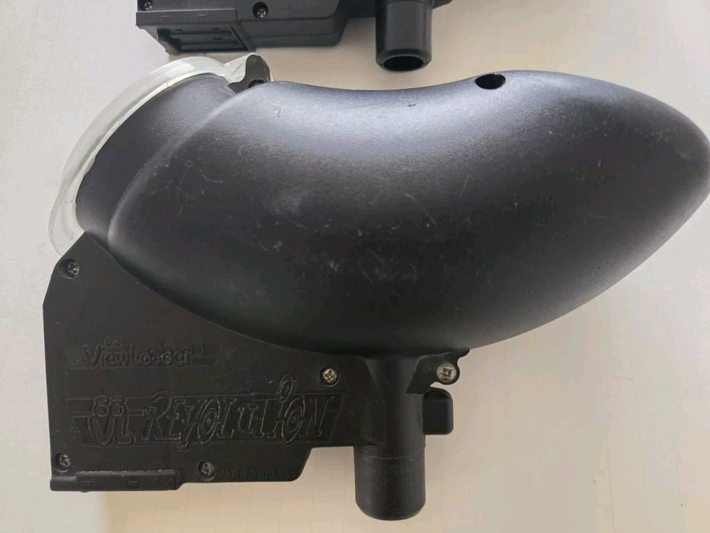 Two Viewloader Revolution Paintball Hoppers-Tested Working