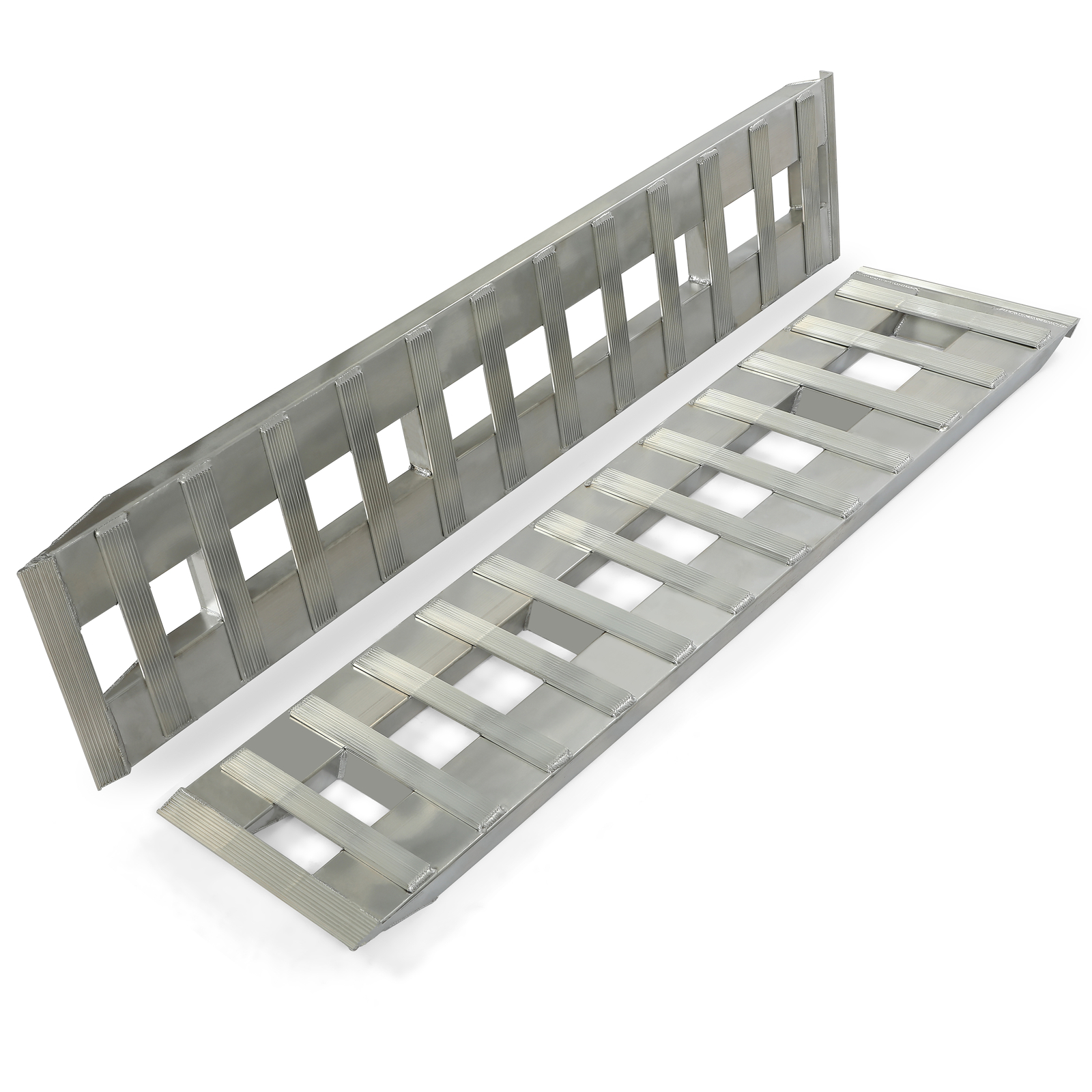 72" X 15" 7000 LBS ALUMINUM Hook Ramp CAR TRUCK TRAILER auto hauler TRACTOR Pair