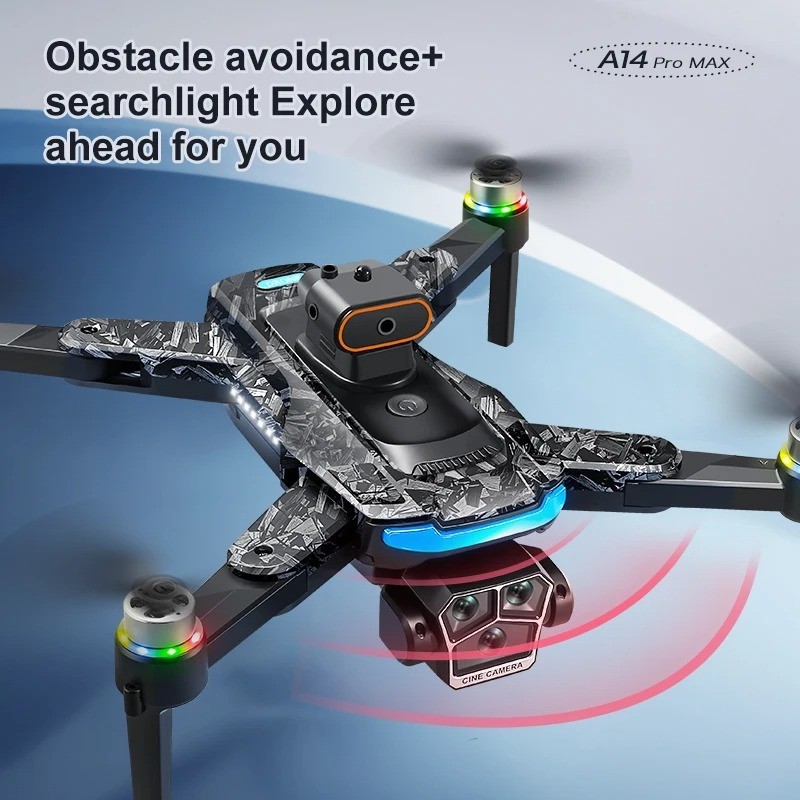 A14Pro max GPS Brushless 8K three Camera Optical Flow Obstacle Avoidance