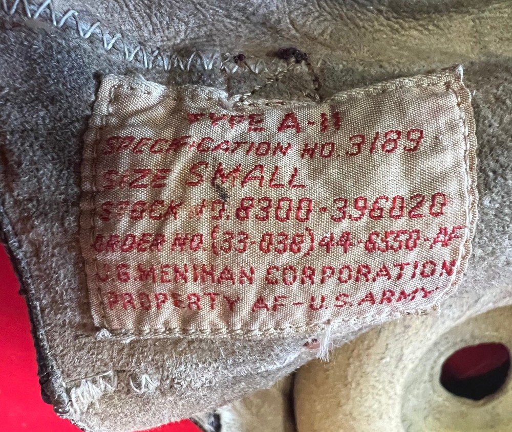 USAAF TYPE A-11 INTERMEDIATE LEATHER FLYING HELMET