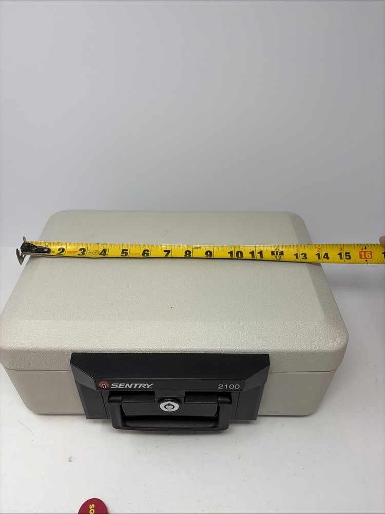 Sentry Safe 2100 Fire Proof Safe with 2 Keys Lock Box FIRE-SAFE® Security Chest