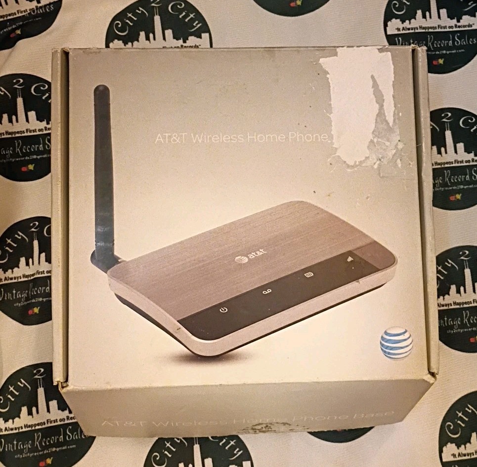 AT&T Wireless Home Phone Base Model WF720 Silver Open Box Complete