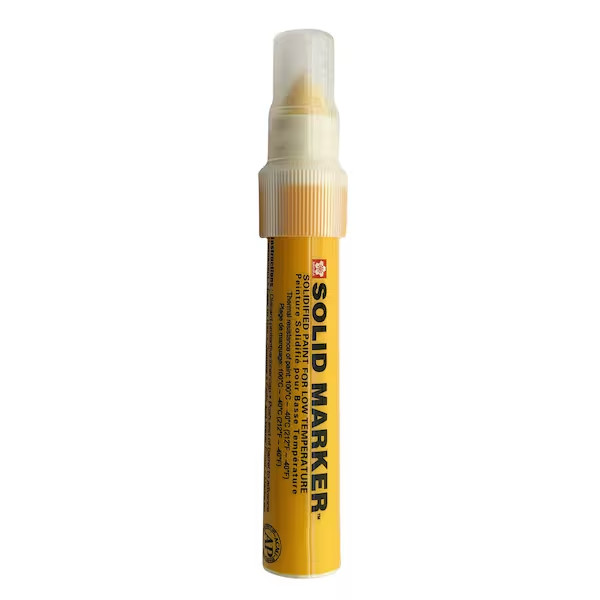 Solid slim Sakura paint marker low temp push up XSCM-T YELLOW (1)