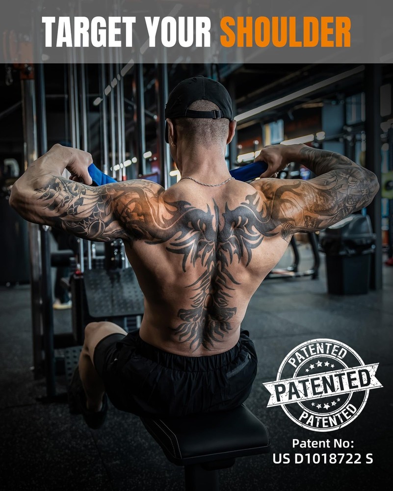 Tricep Rope Cable Attachment Handles for Pull Down Push Downs Crunches