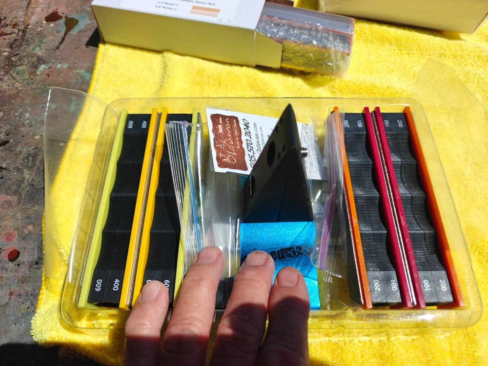Wicked Edge Knife Sharpening WE1000 with extras
