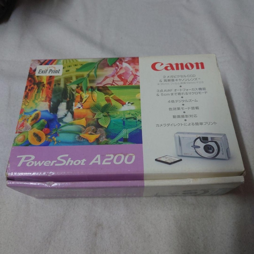 Canon Camera Powershot A200 Digital Retro 1