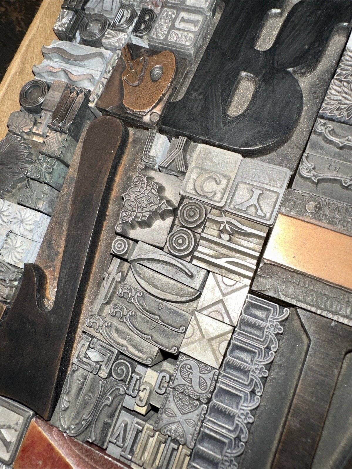 Printing Blocks Ornamentals Borders Dingbats. Wonderful Variety!! #54 Beautiful!