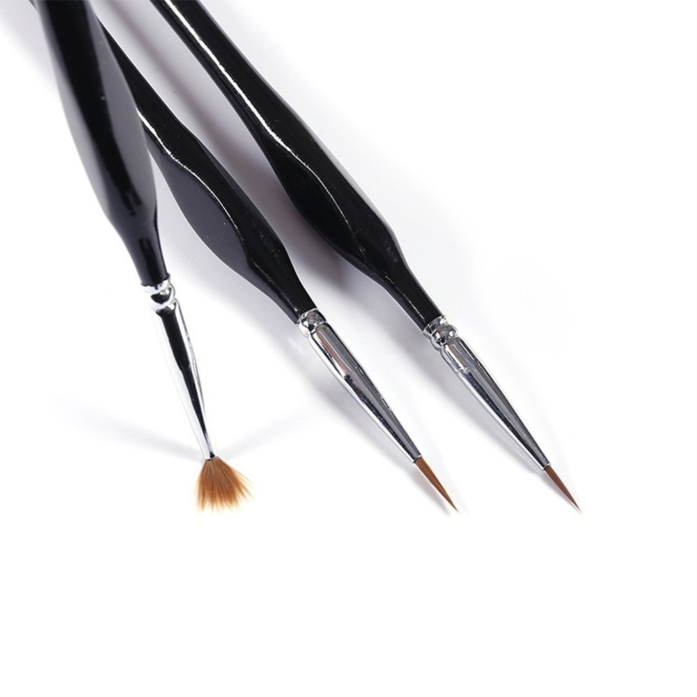 6Pcs Extra Fine EF Tip Details Paint Model Maker Painting Brush Pen Tool Set E