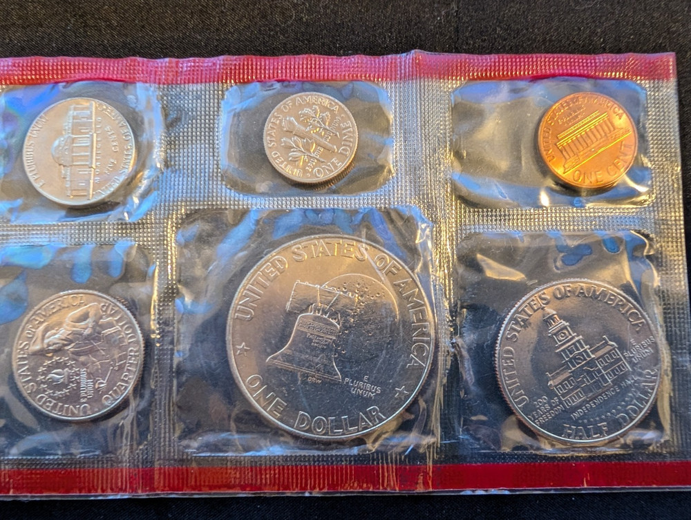 1975-D Mint Set (Missing envelope) (6 Coin Set)