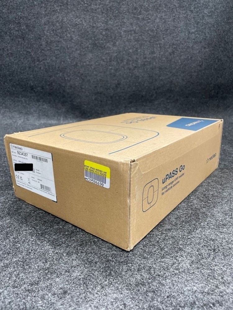 NEDAP 9234357 UHF uPASS Go RFID Reader, Gray, Including Mount Set